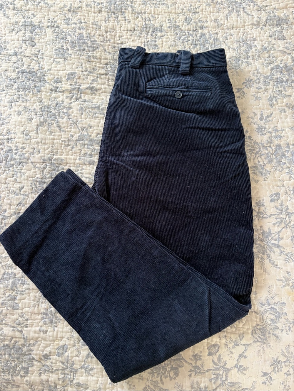 Brooks Brothers Dark Navy Corduroy Pants